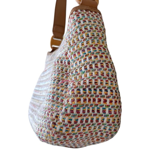 Fossil Woven Textured Multicolor Small Shoulder Bag - Picture 7 of 16
